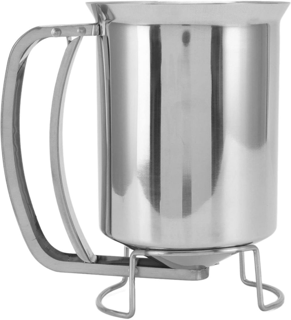 longziming -Roestvrijstalen Beslagdispenser Zilver 800 ml