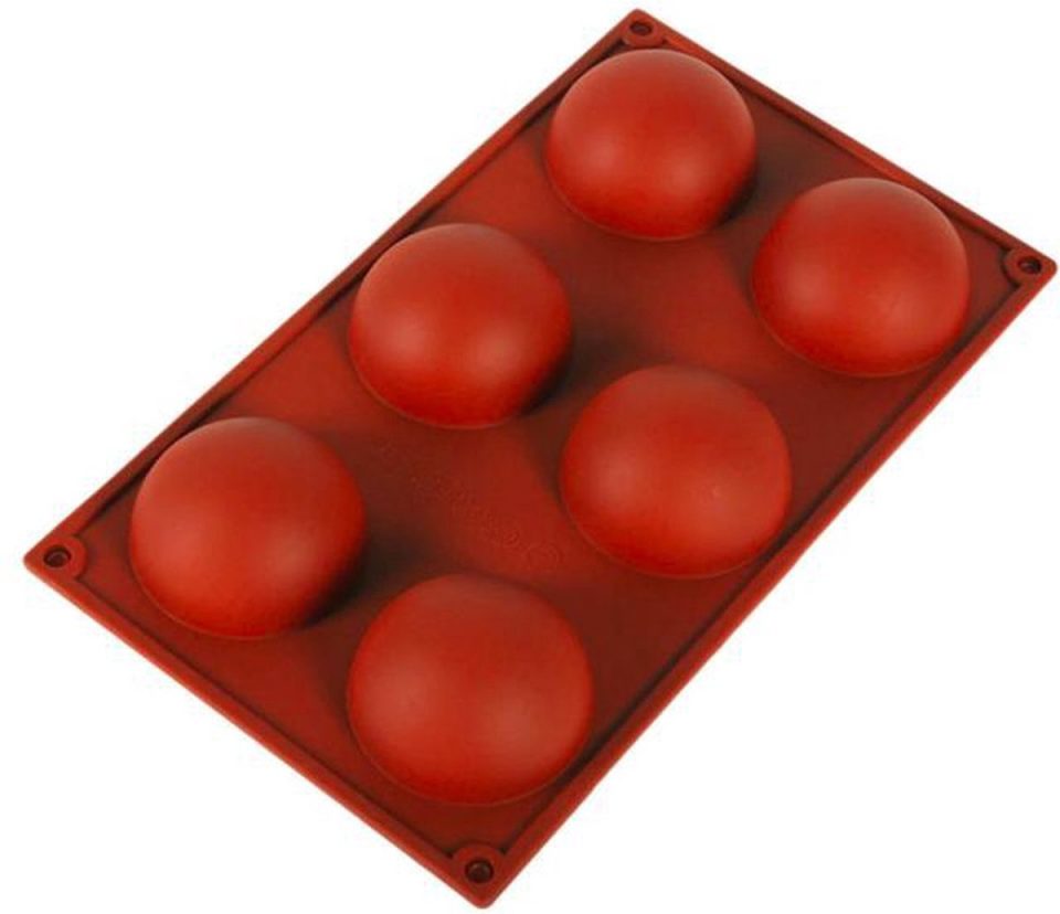 Jumada siliconen bakvorm 's Halve Bollen Halfrond Rond (6 stuks)