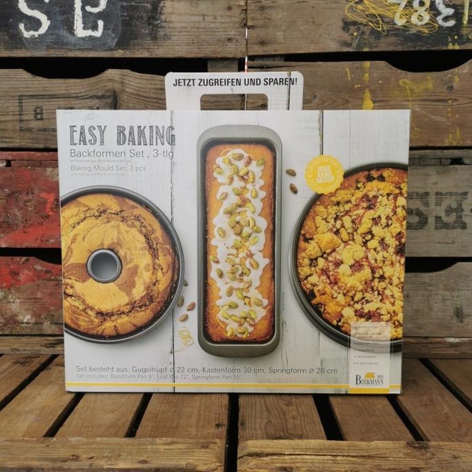 Birkmann bakvorm set Easy Baking 3 delig