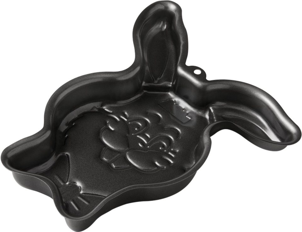 Metaltex bakvorm Paashaas Zwart 33 x 27 x 4 cm