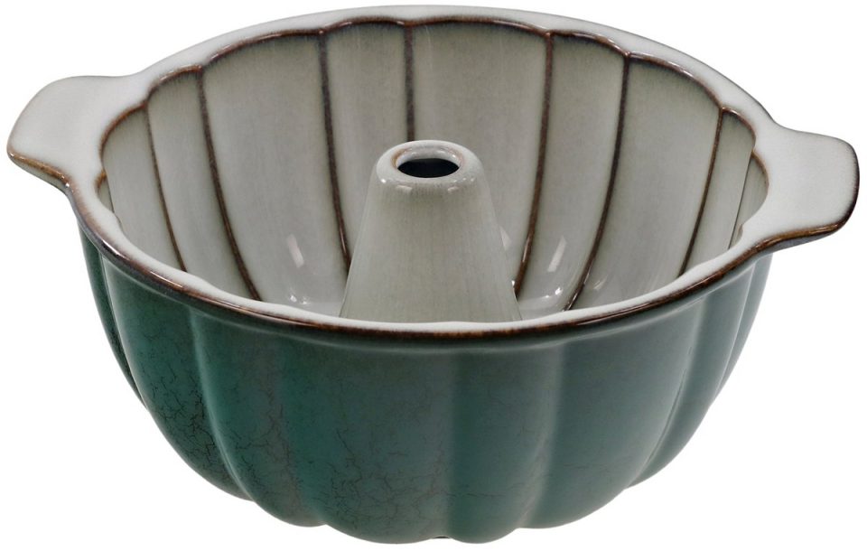 Mplco bakvorm Tulband Ø28 x Groen Grijs 8,5 cm