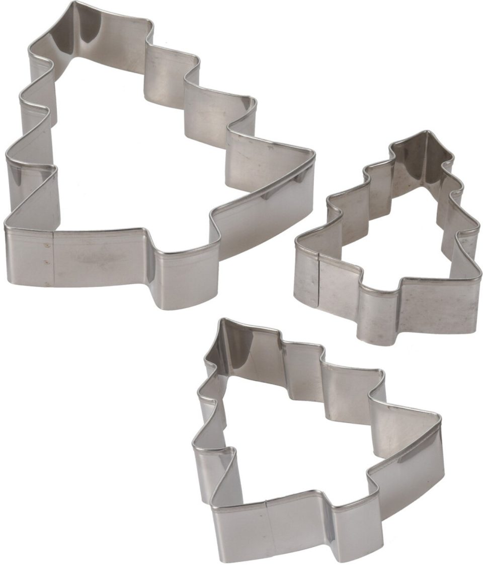 Home & Styling collection Home Styling Collection Koekjesuitstekers, kerstthema, (3 stuks)