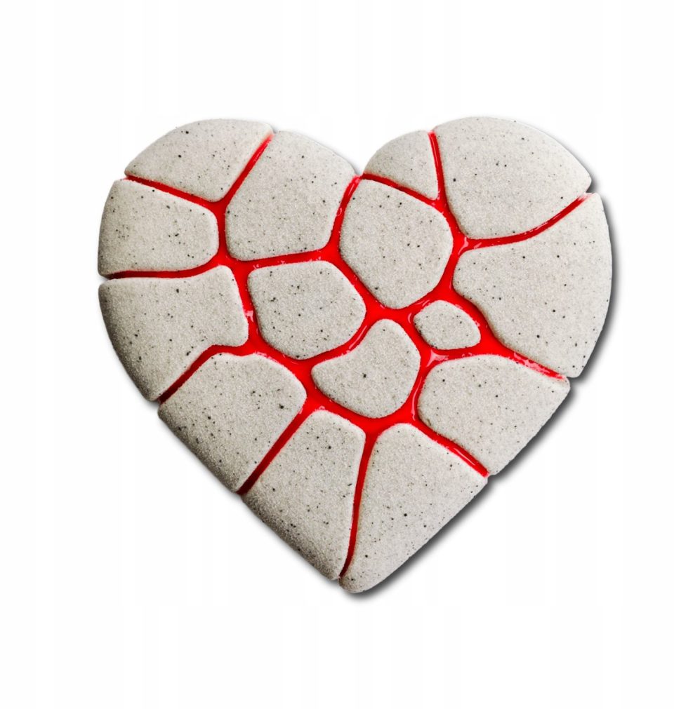Dinara Kasko siliconen bakvorm Kintsugi Hart Handgemaakt