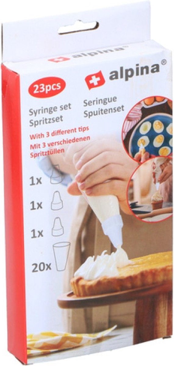 Alpina spuitzakken Set 23-delig Wit