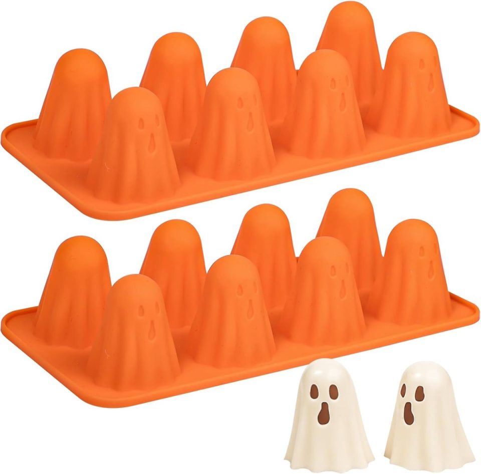 Fliti Halloween Siliconen Chocoladevormen Oranje (2 stuks)