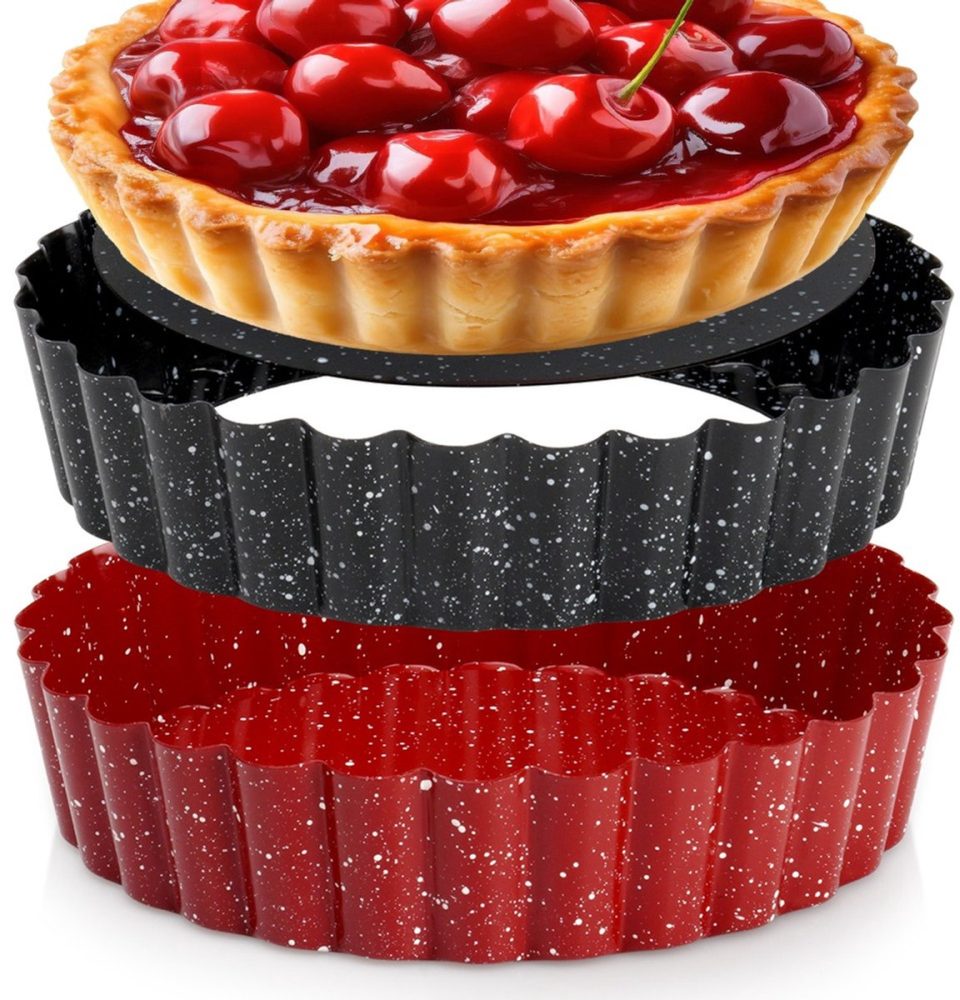 La Cucina taartvorm Graniet met Afneembare Bodem 12 cm (2 stuks)