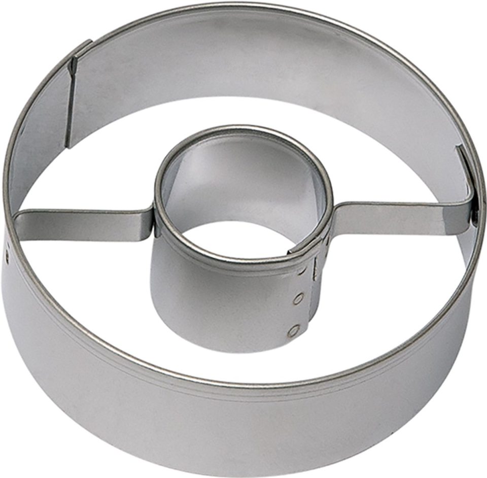 Brand New Cake uitsteekvorm Rond met Center RVS Ø5cm**