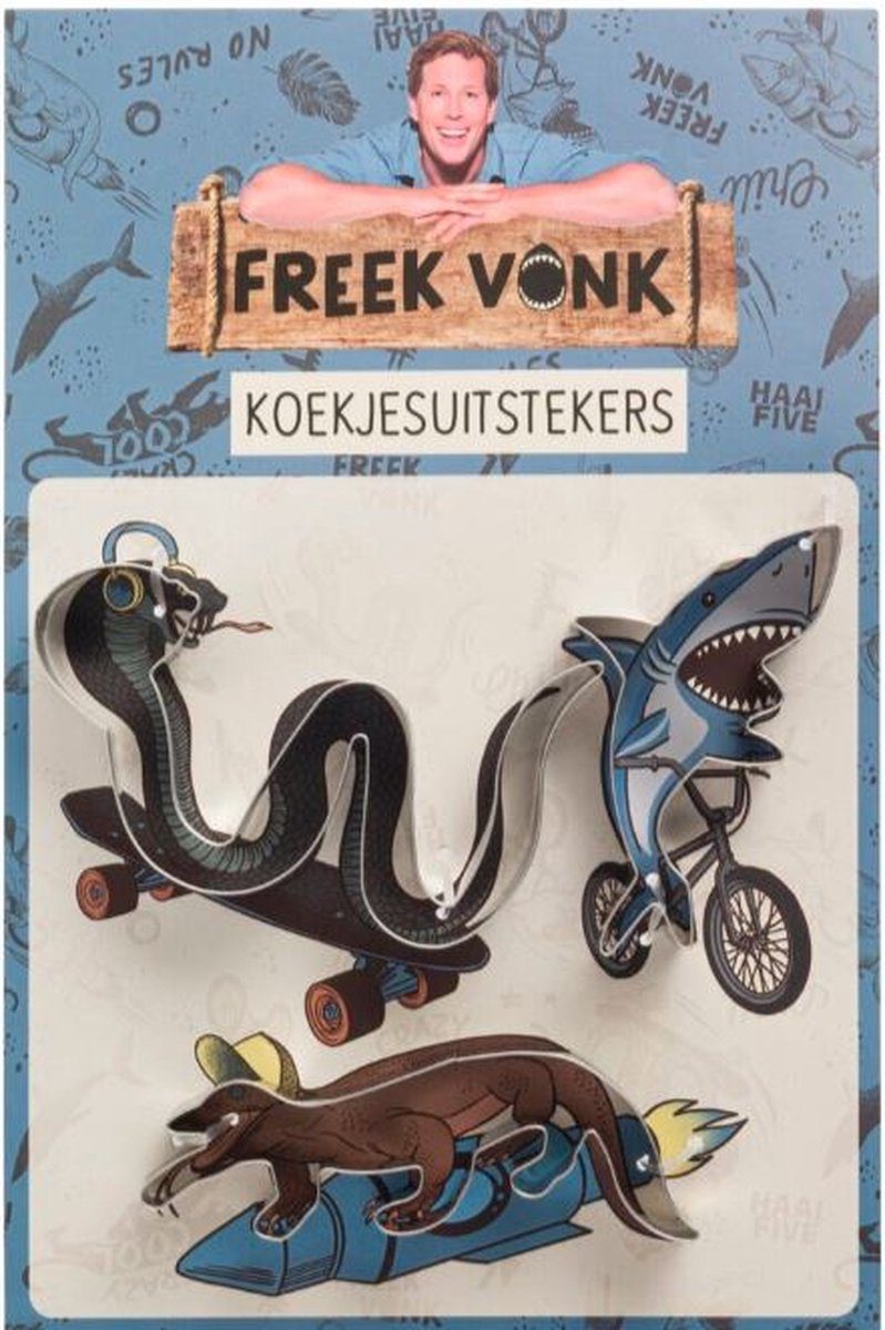 Freek Vonk 3 Uitsteekvormen koekjes / koekvormen dieren