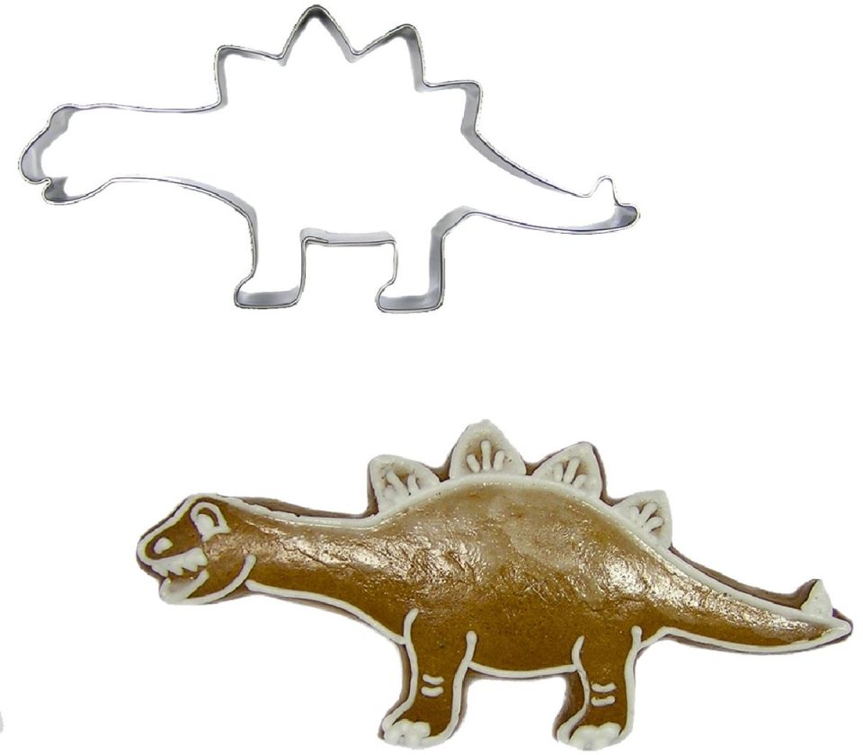 Brand New Cake uitsteekvorm Dino Stegosaurus RVS 12 cm