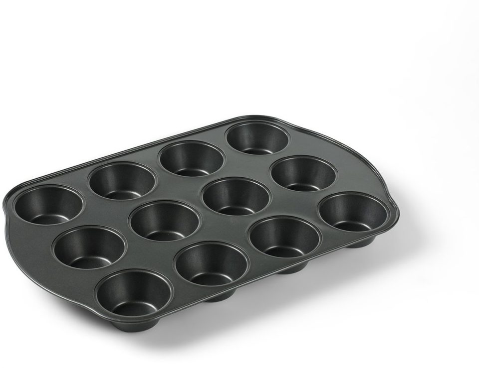 Funktion muffinvorm 12-vaks Grijs