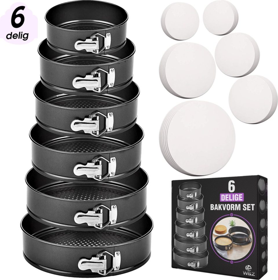 W&Z bakvorm 6-delige set 28 cm