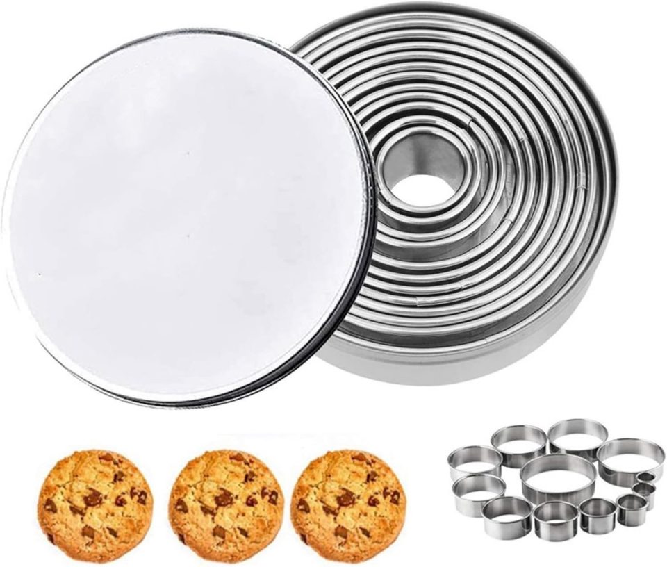 Famanu Ronde Cookie Cutter Set (12 stuks)