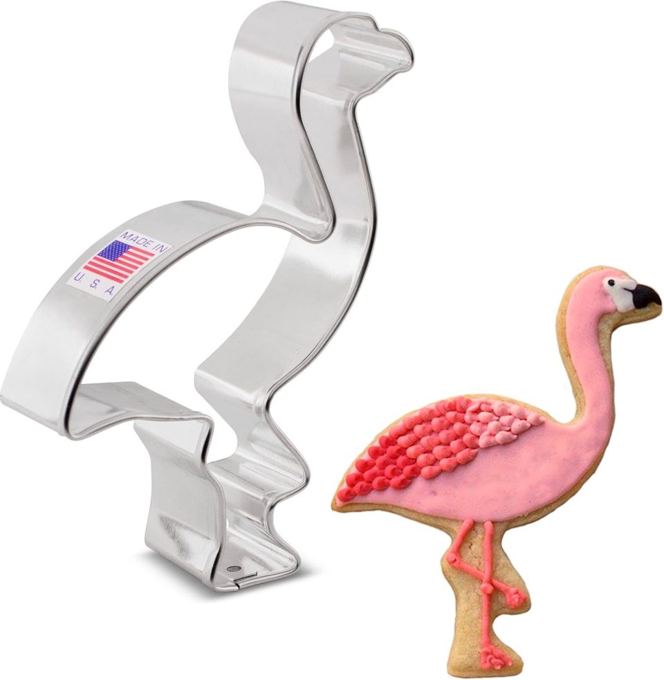 Ann Clark Cookie Cutters Flamingo Koekjesvorm Metaal 11,4 cm