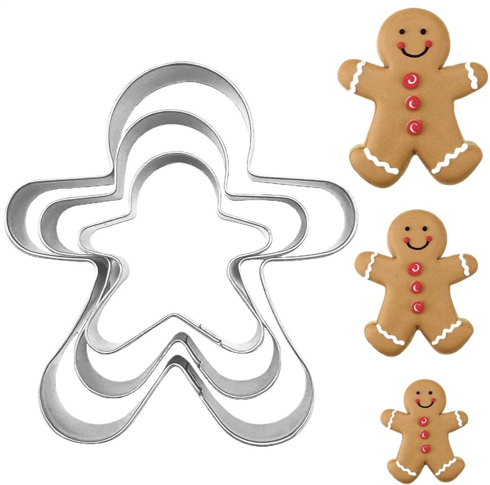 Famanu Kerst bakvormen set met uitsteekvormen