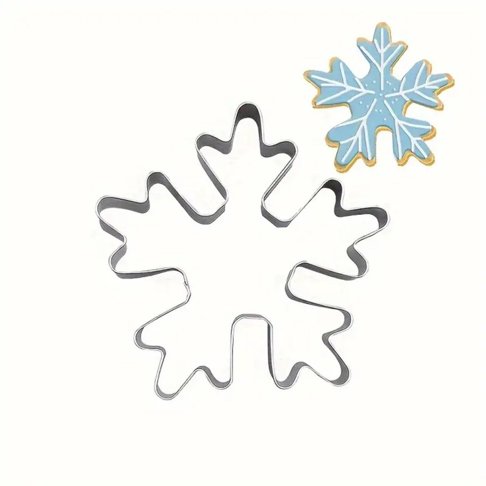 Daity roestvrijstalen sneeuwvlok koekjesvorm (1 stuks)