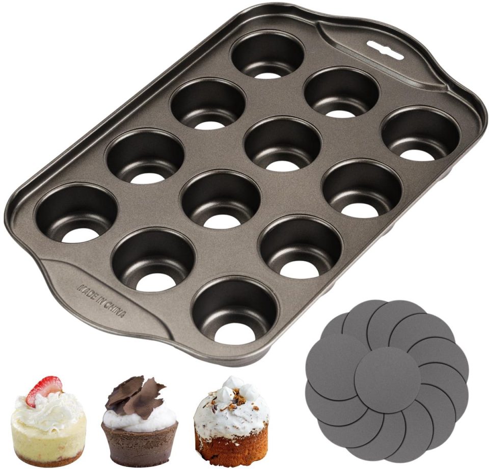 Famanu Muffinplaten met 12 kopjes