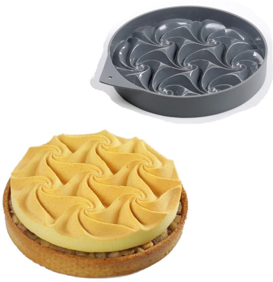 Dinara Kasko Siliconen Vorm Tart Tesselation Ø14x2,5cm ()