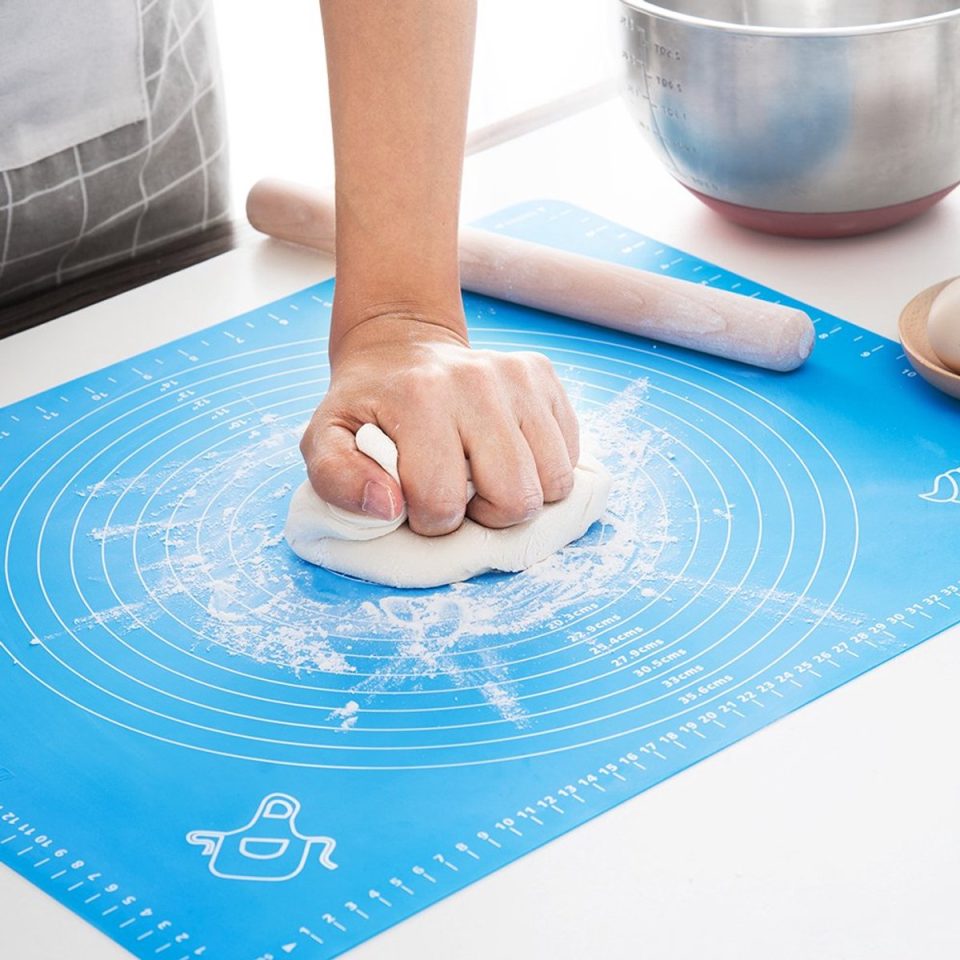 Famanu bakmat Siliconen voor gebak blauw 40 x 60 cm