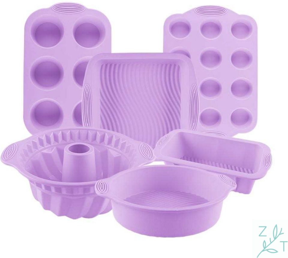ZijTak Bakset 6-delig paars