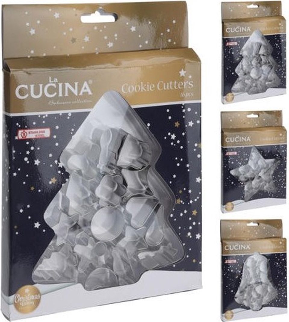 La Cucina 16 delige Set Uitsteekvormen