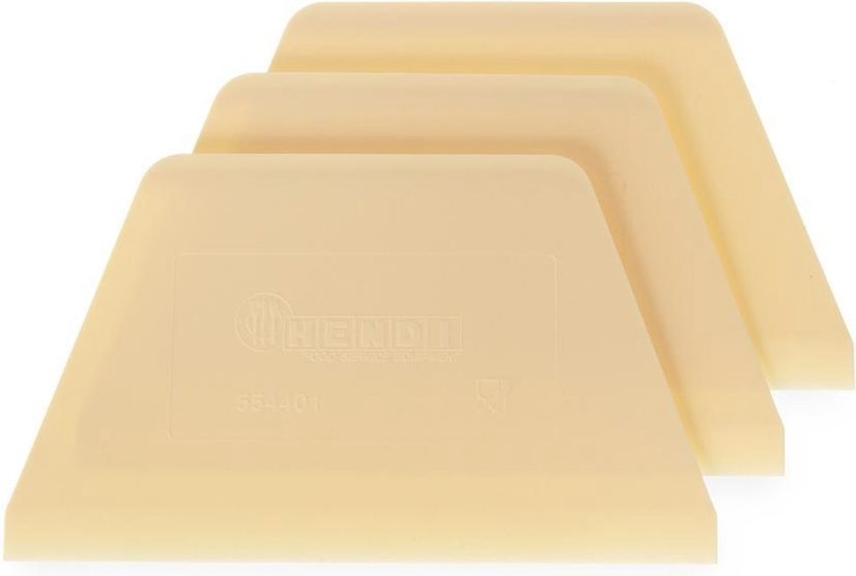 Hendi Trapeziumvormige deegschraper 216 x 128 mm (3 stuks)