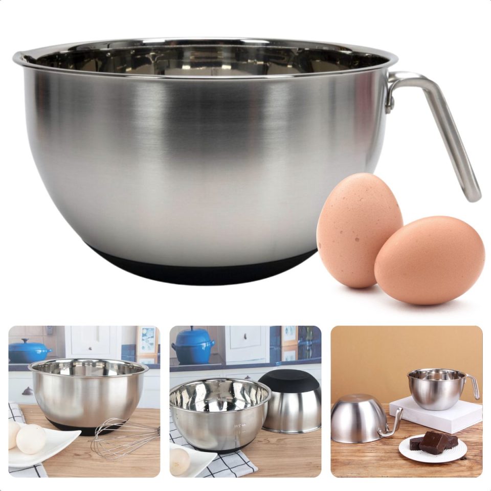 Cheqo beslagkom RVS 24 cm