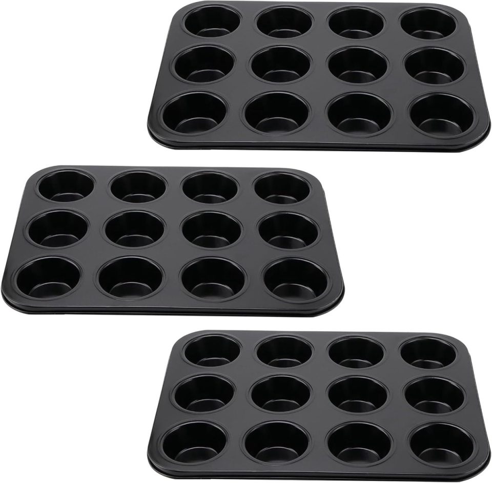 Ibenzoa Multifunctionele Muffinbakplaat van Steril Staal 35 x 26 x 3 cm