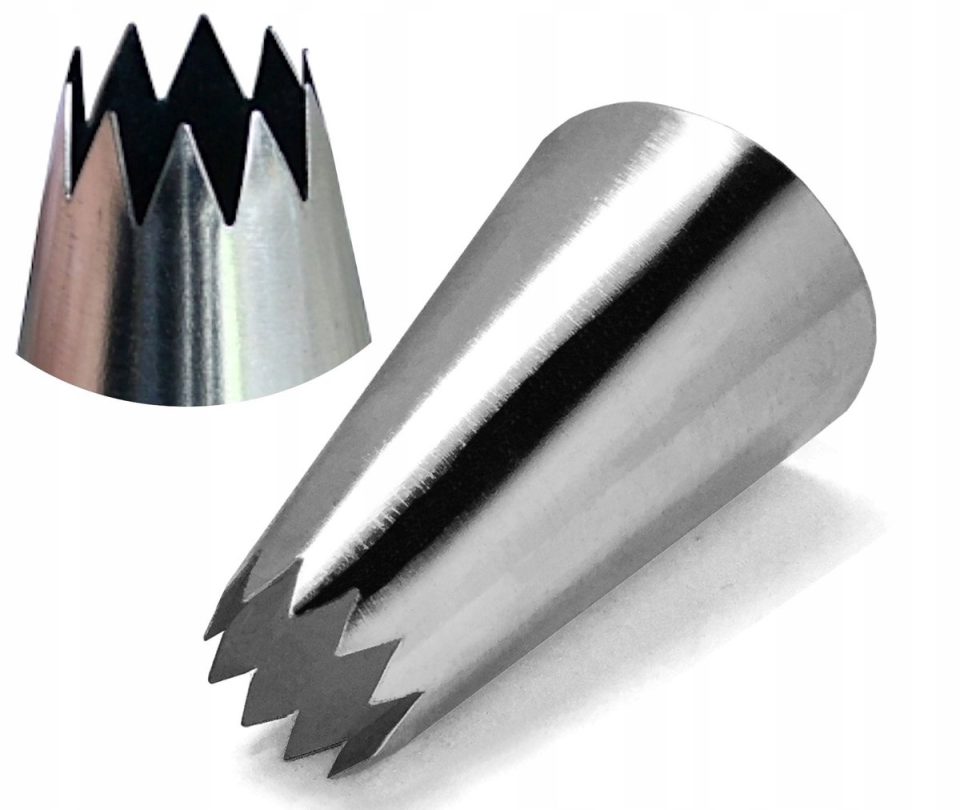 EkoForemki spuitmond Fringe Ster 10 Tanden Decoratie 10 mm