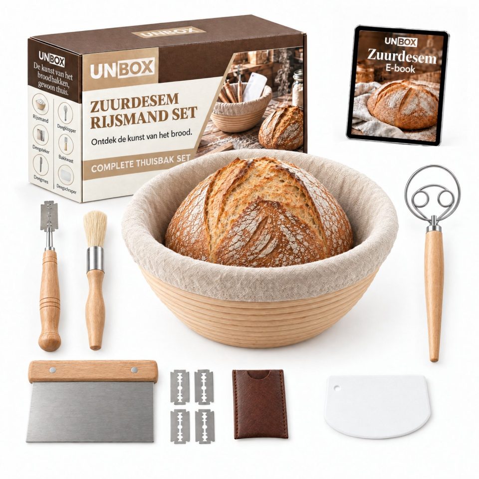 Unbox rijsmand Zuurdesem Starter Set