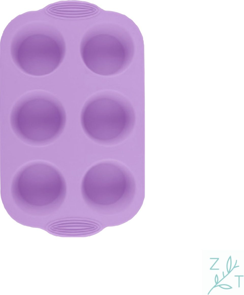 ZijTak Muffin per 6 Pastel paars