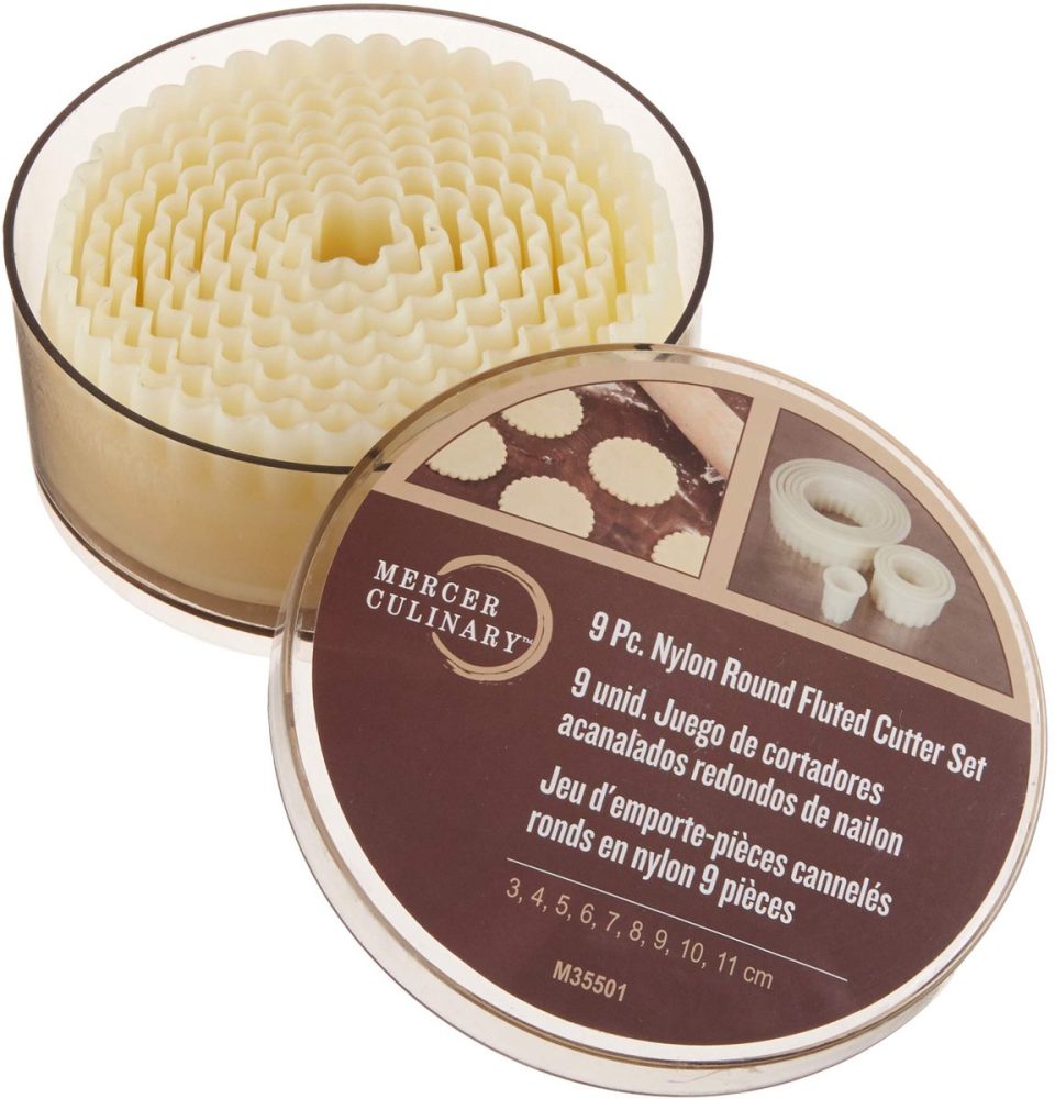 Mercer Culinary ronde koekjesvormpjes van nylon set van 9
