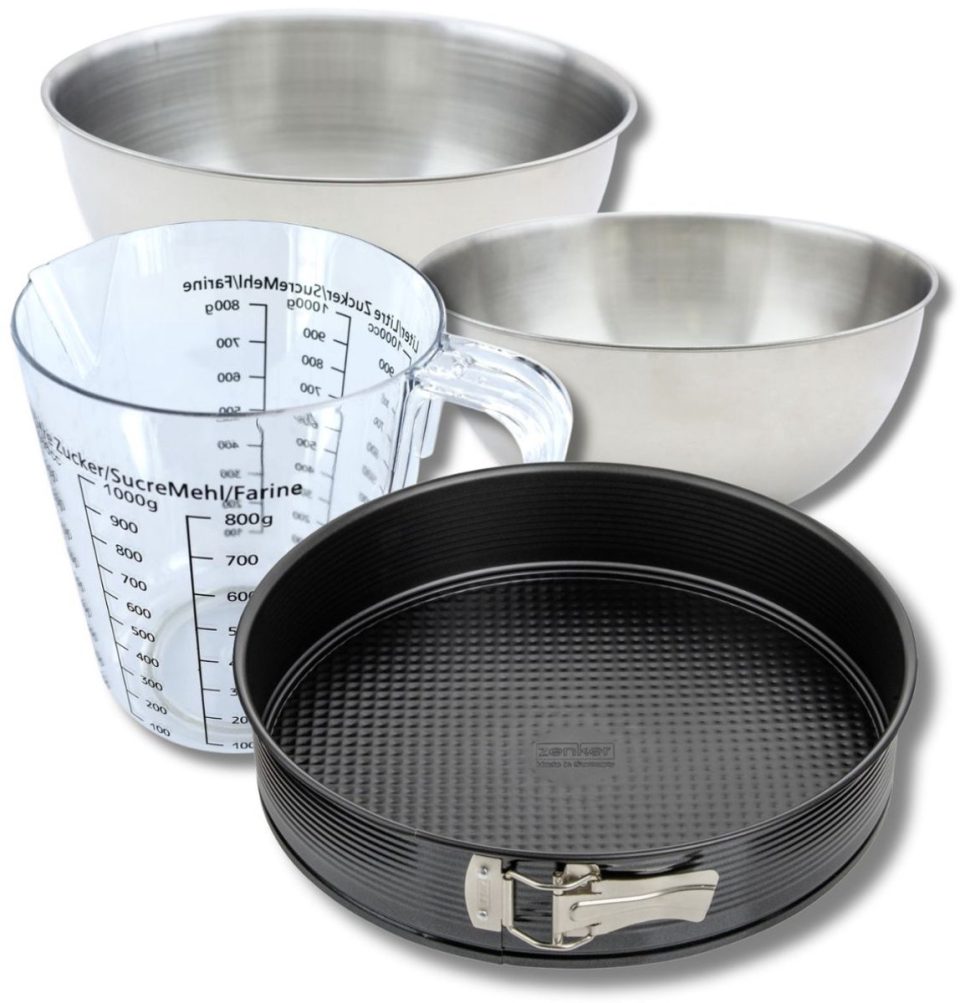 Zenker Bakkersset met een springvorm van 2 mengkommen 28 cm