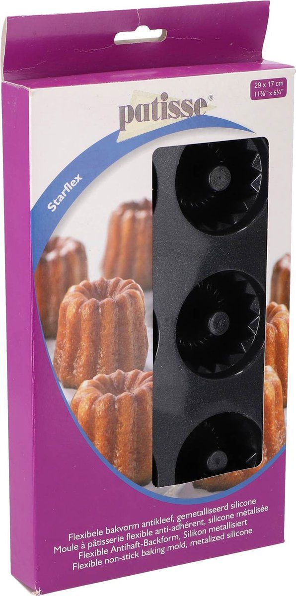 Patisse tulbandvorm Mini Starflex (6 stuks)