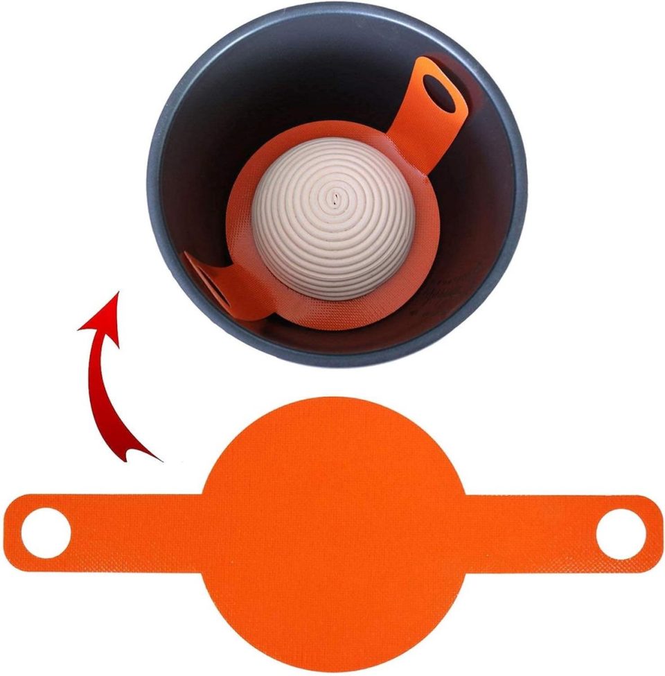 JGS bakmat Premium Herbruikbare siliconen voor oven oranje,