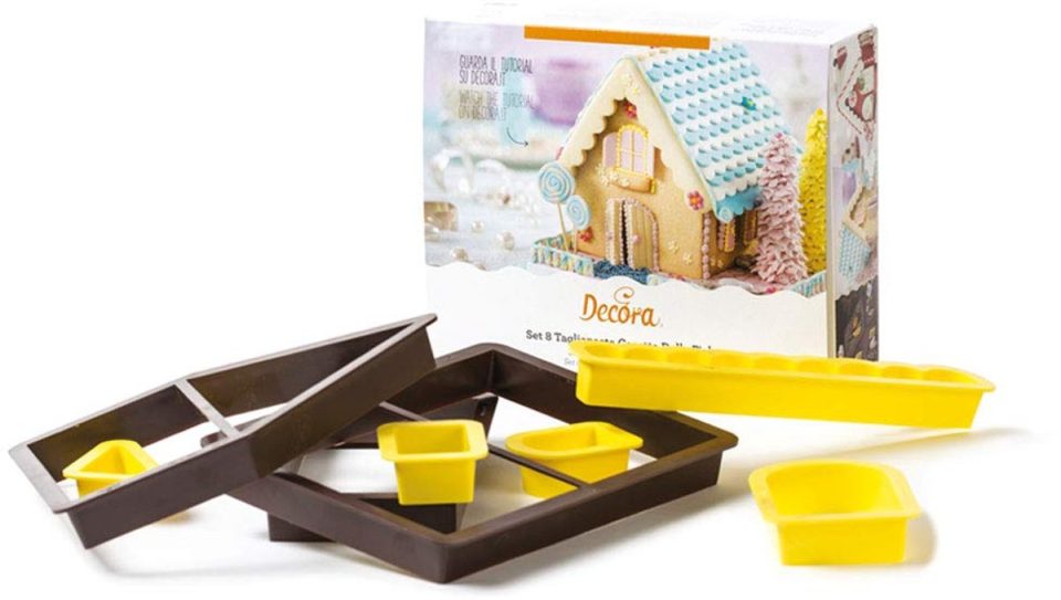 Decora 0255162 Sprookjeshuis koekjesvormpjes 17 x 20 x 5 cm (8 stuks)