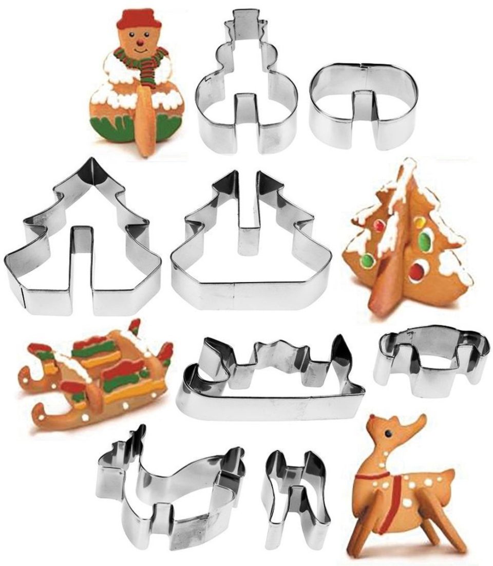 Koopman Uitsteekvormenset 3D Metalen Bakvormpjes