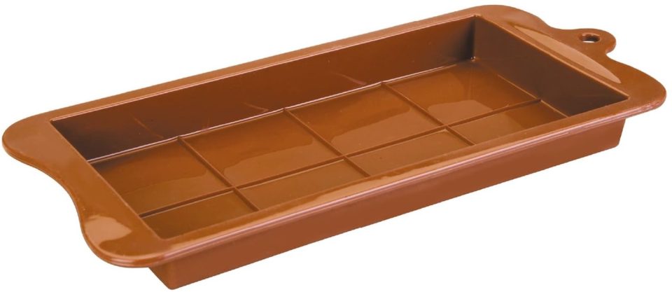 Duraxl chocoladevorm Siliconen Bruin 20 x 10 x 2,5 cm