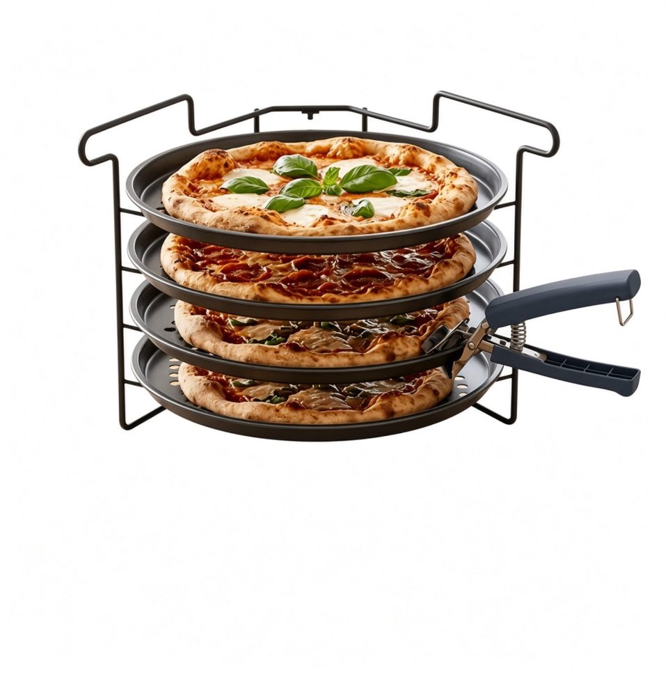 Mura Logistiek bakplaat Pizza Set Van 4 28 cm