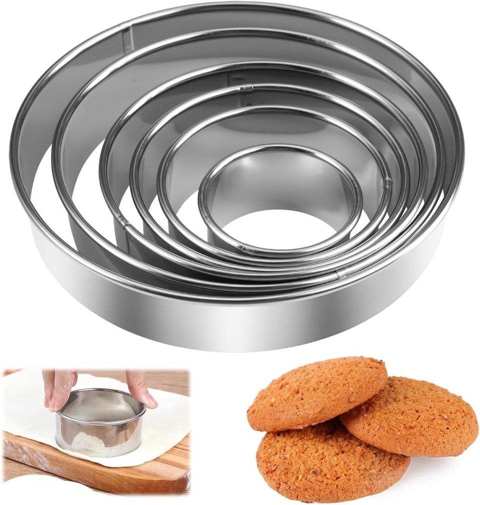 Huttutu Koekjesvorm 6-delige Ronde Set (6 stuks)