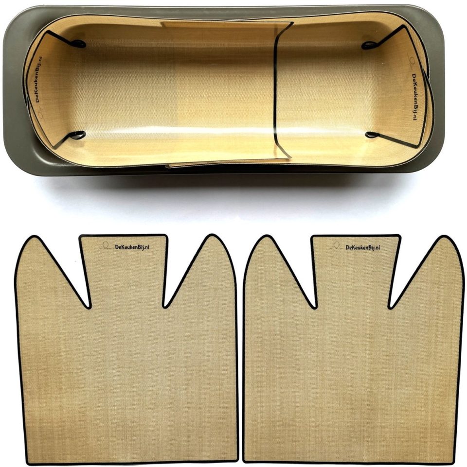 De Keukenbij bakpapier Dun Herbruikbaar Cakevorm 18–31 x 8–12