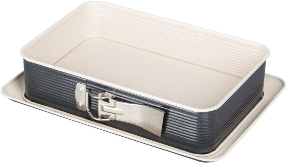 Zenker springvorm Rechthoekige crème zwart 28 x 18 cm