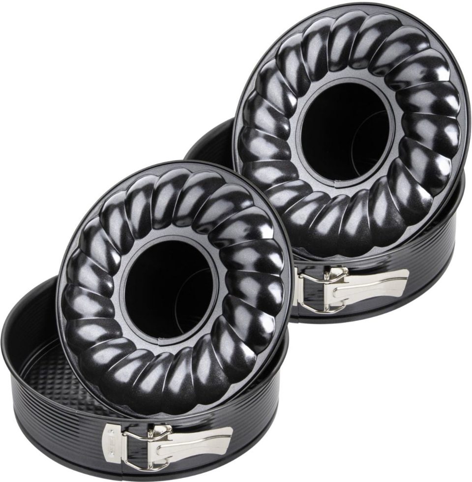Zenker Set van 2 Bakvormen voor taart en savarin 24 cm