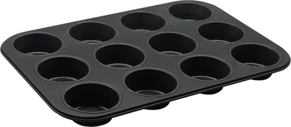 Zenker muffinvorm 12 holtes Black Metallic 38 x 26 cm