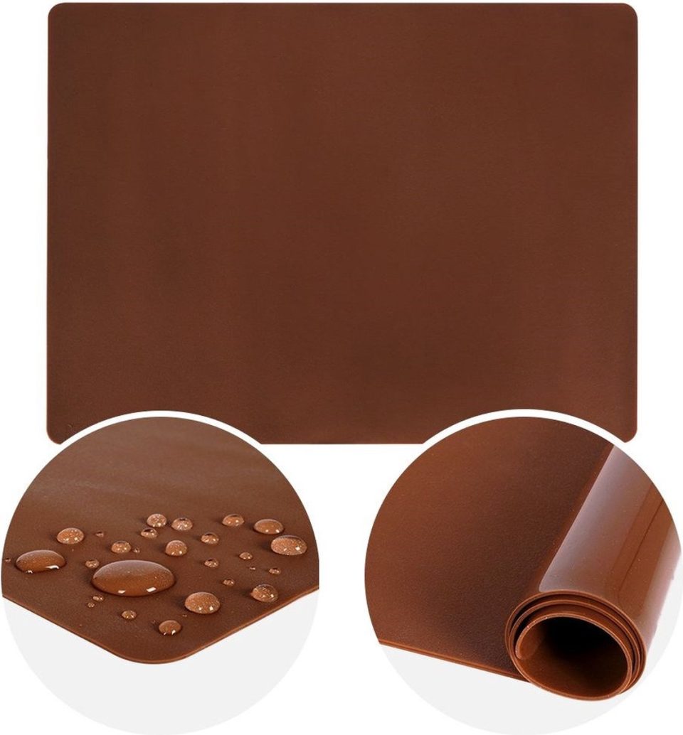 orion group bakmat Deegmat Silicone Bruin sillinie 40 x 30 cm