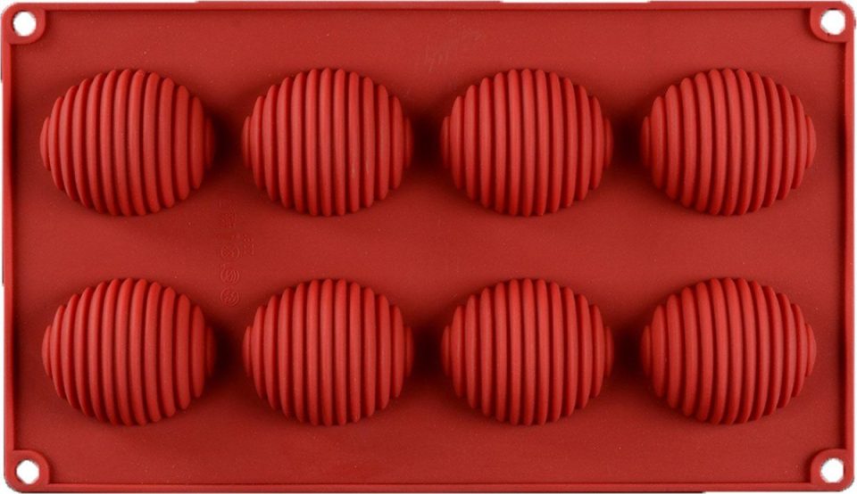 Kitchen Princess siliconen bakvorm Koekjes Ribbels (8 stuks)