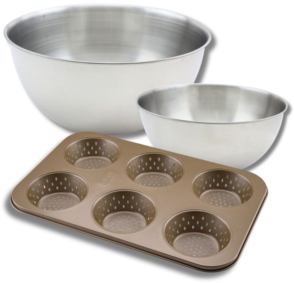 Zenker Bakkersset met 1 ronde broodvorm met 6 holtes