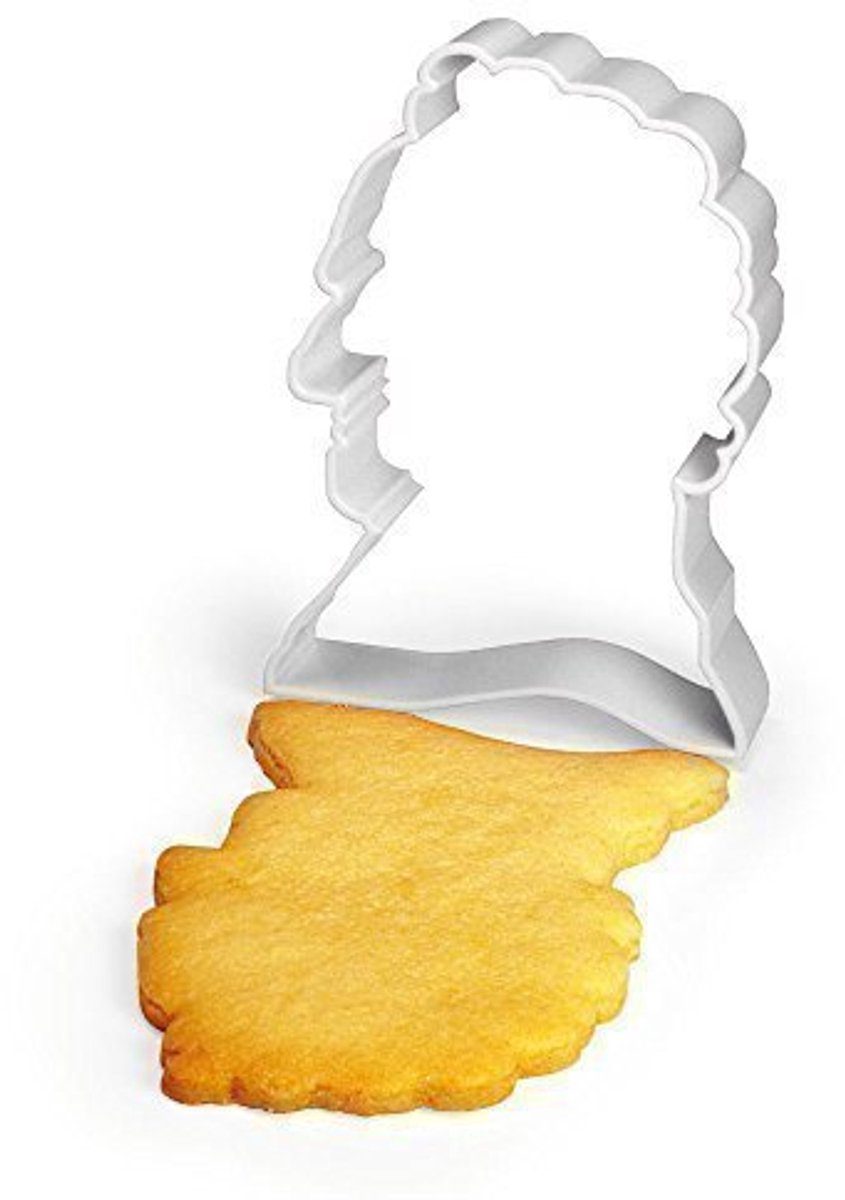 phil goods Goethe souvenir & koekjesvorm in het wit