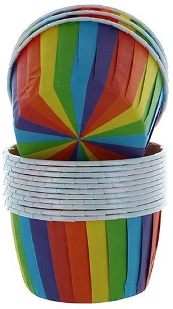 Culpitt Baking Case Cup Regenboog (24 stuks)