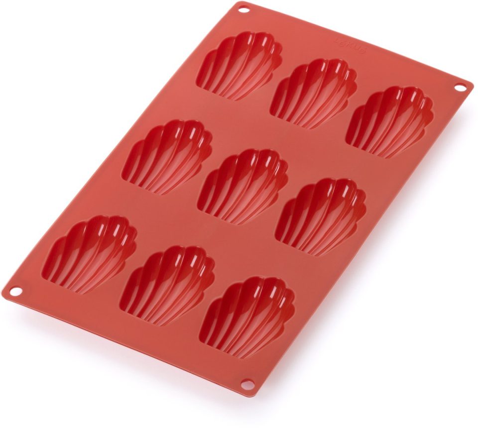 Lékué bakvorm 9 Madeleines Siliconen Red