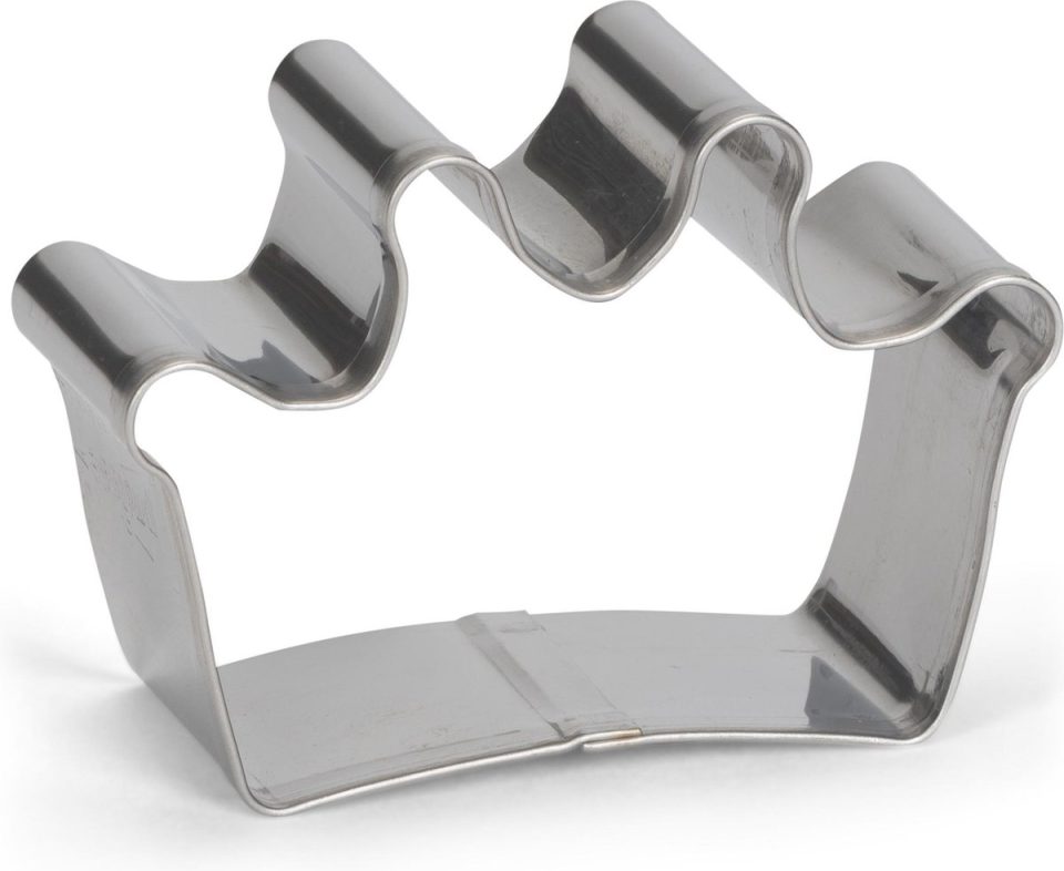 Patisse uitsteekvorm Kroon RVS zilver 6 cm